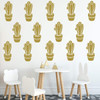 Cute Catus Wall Pattern Decals Silhouettes