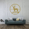 Deer Wall Decor - In The Sights Vinyl Art Decal Sticker - Hunter Decor for Home, Log Cabin or Man Cave