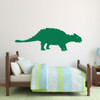 Dinosaur Bedroom Vinyl Decals - Personalized Ankylosaurus for Children Room Decor, Children's Playrooms, School Vinyl Decoration, Wall Decals
