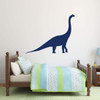 Dinosaur Bedroom Vinyl Decals - Personalized Brachiosaurus Bedroom Vinyl Decals, Boy's Room Decor, Children's Playrooms, School Vinyl Decoration, Wall Vinyl Decals