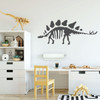 Dinosaur Wall Decal - Stegosaurus Bones - Personalized Vinyl Sticker Decoration for Children's Room Playroom, Preschool or Classroom Decor