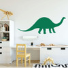 Dinosaur Wall Decals - Brontosaurus - Personalized Dinosaur Wall Art - Dinosaur Vinyl Wall Decals For Children's Room Decoration - Playroom Decor - Preschool Classroom Wall Decor