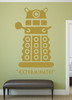 Doctor Who Decal - Dalek - Whovian Gifts, Doctor Who Wall Art, Vinyl Wall Decor For Your Home or Playroom, Doctor Who Decor