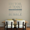 Double Double Toil and Trouble Fire Burn and Cauldron Bubble - Vinyl Wall Decal, Halloween Decorations, Witches Brew, All Hallows Eve, Witch Cauldron