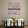 Double Double Toil and Trouble Fire Burn and Cauldron Bubble - Vinyl Wall Decal, Halloween Decorations, Witches Brew, All Hallows Eve, Witch Cauldron