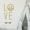 Emoji Wall Decal - Love - Vinyl Decorations for Boys or Girl's Bedroom, Playroom or Nursery Decor