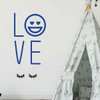 Emoji Wall Decal - Love - Vinyl Decorations for Boys or Girl's Bedroom, Playroom or Nursery Decor