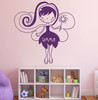 Fairy Bedroom Decor - Personalized Vinyl Wall Decal for Nursery, Playroom, Princess or Fairy Themed Birthday Party