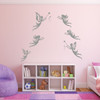 Fairy Wall Decals - Personalized Vinyl Decor Stickers for Baby Nursery, Girls Bedroom, Playroom, School Classroom, Day Care, or Birthday Party