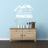 Faith Wall Decals - Faith Can Move Mountains - Vinyl Decor Designed for Home, Living Room or Bedroom Decoration