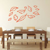 Fall Leaves Decoration - Fall Leaves Blowing in the Wind - Autumn Wall Art, Vinyl Wall Decals for the Bedroom, Living Room, or Bathroom