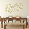 Fall Leaves Decoration - Fall Leaves Blowing in the Wind - Autumn Wall Art, Vinyl Wall Decals for the Bedroom, Living Room, or Bathroom
