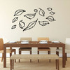 Fall Leaves Decoration - Fall Leaves Blowing in the Wind - Autumn Wall Art, Vinyl Wall Decals for the Bedroom, Living Room, or Bathroom