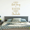 Family Wall Decals - Every Love Story Is Beautiful - Vinyl Art for Living Room, Bedroom or Home Decor