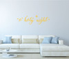 Farmhouse Christmas Decor - O Holy Night With North Star - Holiday Vinyl Stickers For Living Room or Home Decoration