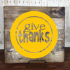 Give Thanks - Vinyl Wall Decal, Autumn Art, Fall Home Decor, Thanksgiving Decorations
