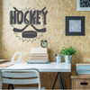 Hockey Stick Wall Decor - Vinyl Sticker Decal for Players, Fans, Bedroom or Playroom - Sports Themed Decoration