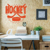 Hockey Stick Wall Decor - Vinyl Sticker Decal for Players, Fans, Bedroom or Playroom - Sports Themed Decoration