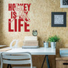 Hockey Wall Decor - Hockey Is My Life - Vinyl Decal For Teen, Boy's Bedroom or Playroom - Sports Decorations