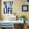 Hockey Wall Decor - Hockey Is My Life - Vinyl Decal For Teen, Boy's Bedroom or Playroom - Sports Decorations