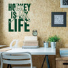 Hockey Wall Decor - Hockey Is My Life - Vinyl Decal For Teen, Boy's Bedroom or Playroom - Sports Decorations