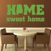 Home Sweet Home State of Alabama Silhouette Vinyl Wall Art Decal For Living, Dining, Family Room or Entryway Decor