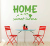 Home Sweet Home State of Hawaii Silhouette Vinyl Wall Art Decal For Living Dining, Family Room, or Entryway Decor