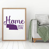 Home Sweet Home State of Maryland Mississippi Vinyl Wall Art Decal For Living Dining, Family Room, or Entryway Decor