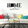 Home Sweet Home State of New Mexico Vinyl Wall Art Decal For Living Dining, Family Room, or Entryway Decor