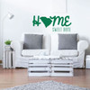 Home Sweet Home State of South Carolina Vinyl Wall Art Decal For Living Dining, Family Room, or Entryway Decor