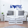 Home Sweet Home State of South Carolina Vinyl Wall Art Decal For Living Dining, Family Room, or Entryway Decor