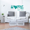 Home Sweet Home State of South Carolina Vinyl Wall Art Decal For Living Dining, Family Room, or Entryway Decor
