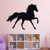 Horse Wall Decals - Full Body Pony Silhouette - Vinyl Home Decor for Girls or Boys, Decoration for Bedroom, Cabin, Ranch, Equestrian Center - Animal Lover Wall Sticker