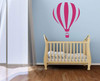 Hot Air Balloon Wall Decor - Vinyl Sticker Decal Decorations for Home, Bedroom, Living Room, Playroom or Nursery Decor