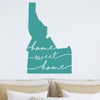 Idaho Wall Decor - Home Sweet Home - State Decal Silhouette Vinyl Art for Home Decor, Living Room or Family Room Decoration