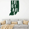 Indiana Wall Decal - State Silhouette Vinyl Art for Home Decor, Living Room or Family Room Decoration