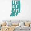 Indiana Wall Decal - State Silhouette Vinyl Art for Home Decor, Living Room or Family Room Decoration