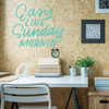 Inspirational Quotes - Easy Like Sunday Mornin' - Fun Wall Decor for Bedroom, Living Room, Dorm or Studio
