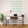Inspirational Quotes Wall Sign Decor - Abraham Lincoln Quote - In the End - Motivational Wall Sign Vinyl Decal Decorations