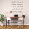 Inspirational Quotes Wall Sign Decor - Abraham Lincoln Quote - In the End - Motivational Wall Sign Vinyl Decal Decorations