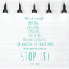 Inspirational Wall Decals - When It Comes Hating STOP IT - Dieter F. Uchtdorf - Vinyl Sticker for Home Decor or Living Room Decoration