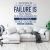 Inspirational Winston Churchill Courage Quote Wall Decal