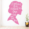 Jane Austen Quote - A Girl Likes To Be Crossed In Love A Little Now And Then - Wall Vinyl Decal For Home, Office, or Dorm Decor