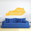 Kentucky Decal - I Never Met A Kentuckian - Wall Vinyl Decor For Home, Living or Family Room