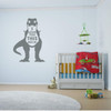 Kids T REX Wall Decal - I Love You This Much - Dinosaur Silhouette Vinyl Sticker Decor for Boys Room, Nursery or Playroom Decoration