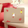 ladybug Snail Apple Macbook Pro Decals, Computer Laptop Vinyl Decals, Snails and Ladybugs Stickers
