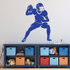 Large Football Player Wall Decals Vinyl Home, Gym or Locker Room Wall Decor