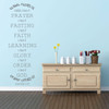 LDS Wall Decal | Doctrine and Covenants 88:119 | Organize Yourselves; Prepare Every Needful Thing | Vinyl Religious Home Decor | Church Decoration