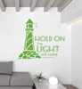 Lighthouse Wall Decal - Michael McLean - Hold On the Light Will Come - Encouraging Wall Art, Lighthouse Wall Decor, Inspirational Wall Decor For the Bedroom, Living Room, or Bathroom