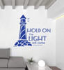 Lighthouse Wall Decal - Michael McLean - Hold On the Light Will Come - Encouraging Wall Art, Lighthouse Wall Decor, Inspirational Wall Decor For the Bedroom, Living Room, or Bathroom